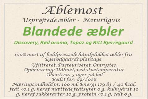 Æblemost Ritt B. Discovery Rød Aroma Topaz
