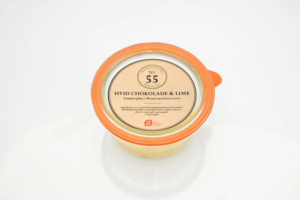 Hvid chokolade og lime No. 55 - 4 glas
