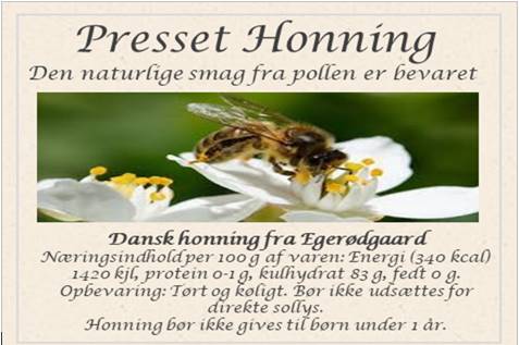 Honning 450g August 2026