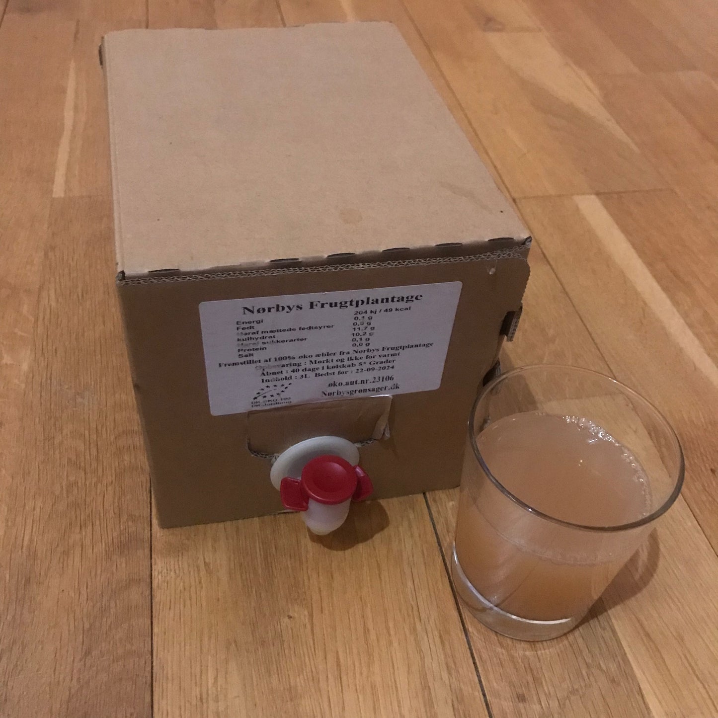 Æblemost, 3 liter