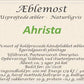 Æblemost Ahrista